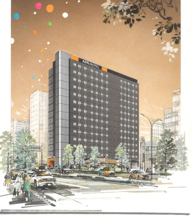 アパホテル完成イメージ