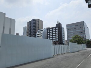 フラットパネル仮囲い
