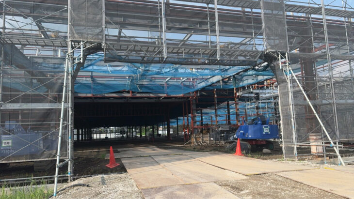 カインズホーム八潮店 新築工事仮設足場