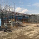 カインズホーム八潮店 新築工事仮設足場