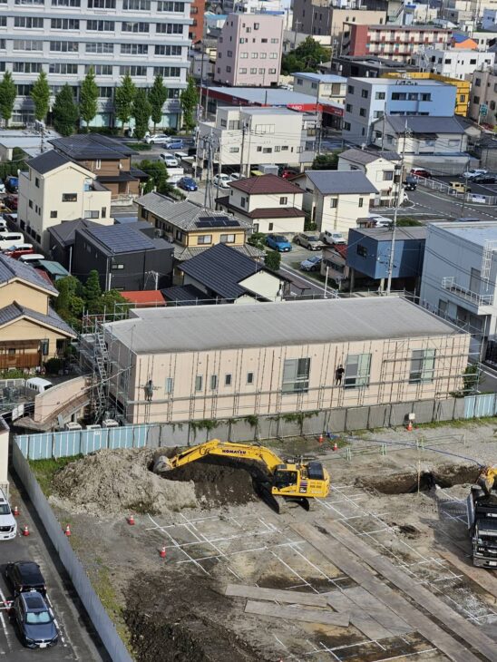 群馬県司法書士会館 外壁補修足場