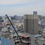前橋メディカルセンター解体工事（養生足場）